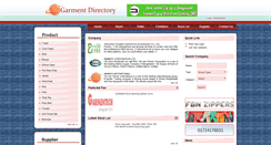 Desktop Screenshot of garmentdirectory.com